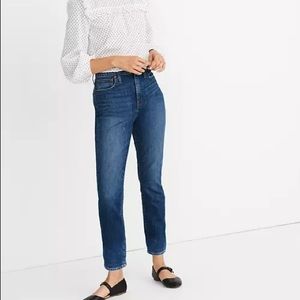 Madewell High Rise Slim Crop Boyjean